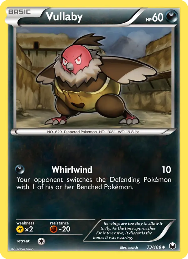 Vullaby, Pokémon card