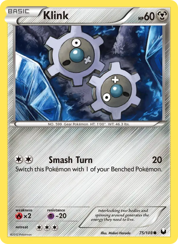 Klink, Pokémon card