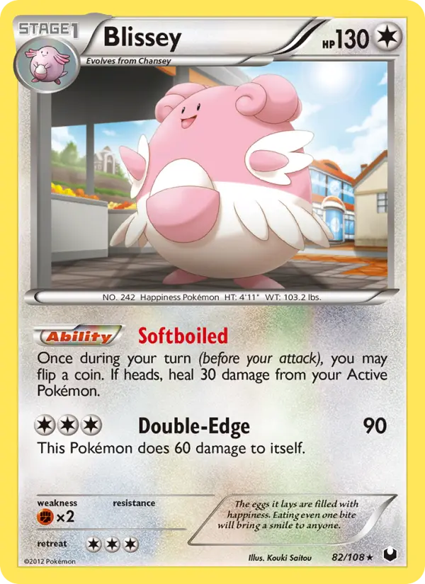 Blissey, Pokémon card