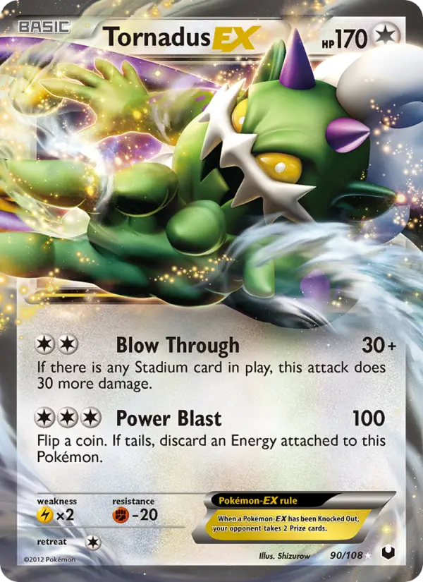 Tornadus-EX, Pokémon card