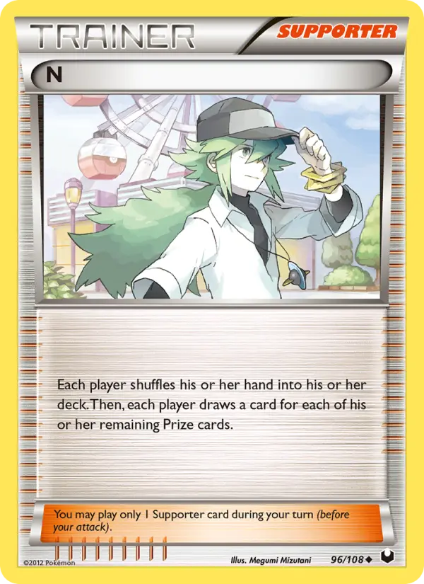 N, Pokémon card