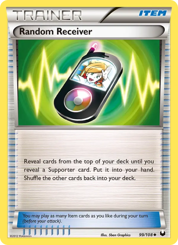 Random Receiver, Pokémon card