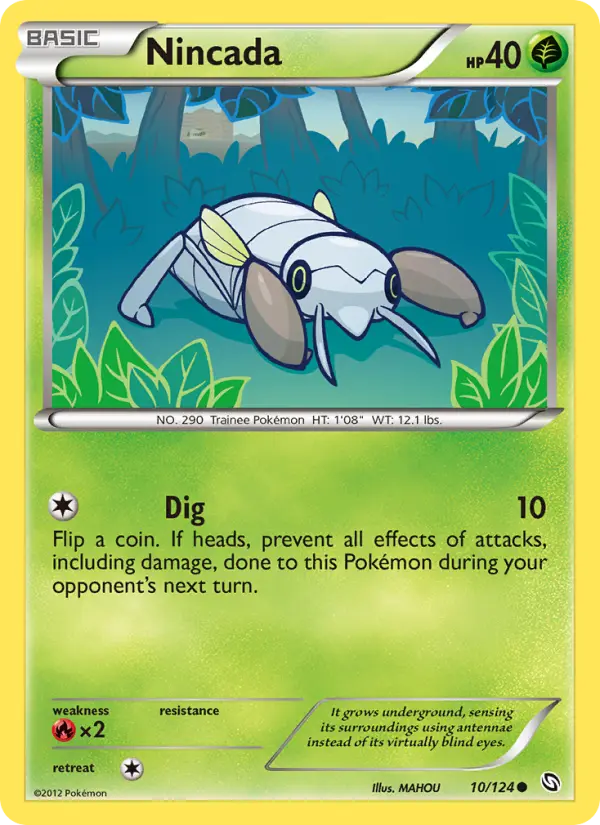 Nincada, Pokémon card