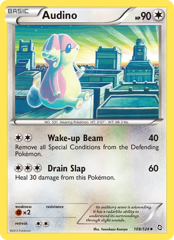 Audino, Pokémon card