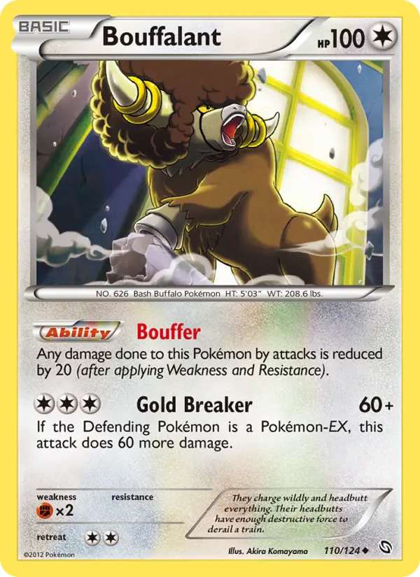 Bouffalant, Pokémon card