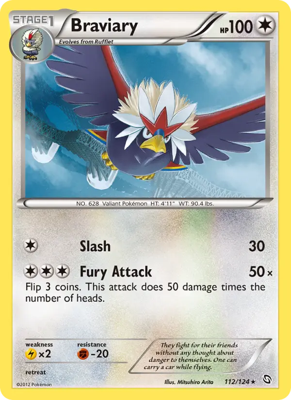 Braviary, Pokémon card