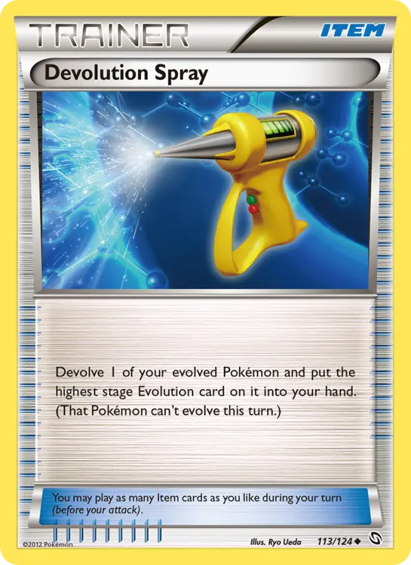 Devolution Spray, Pokémon card