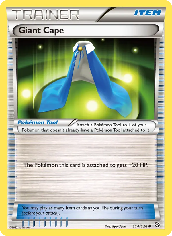 Giant Cape, Pokémon card
