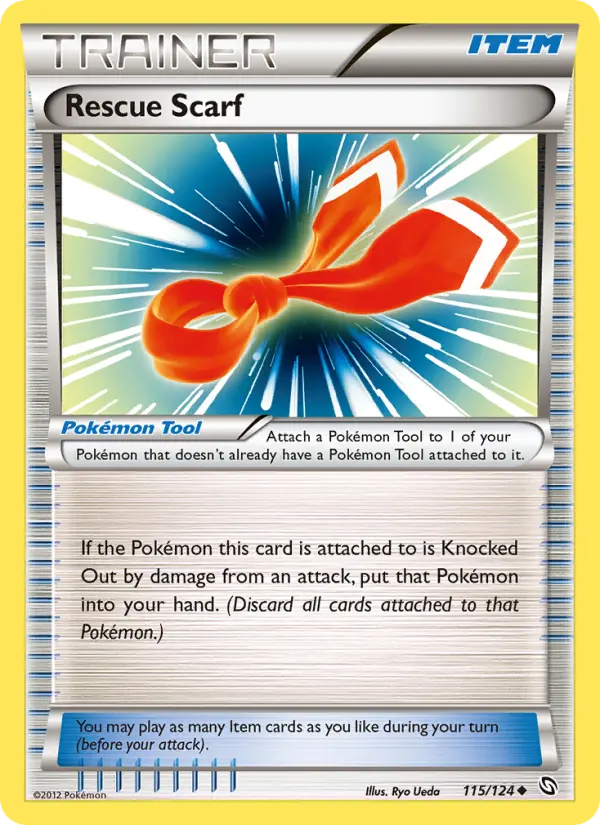 Rescue Scarf, Pokémon card