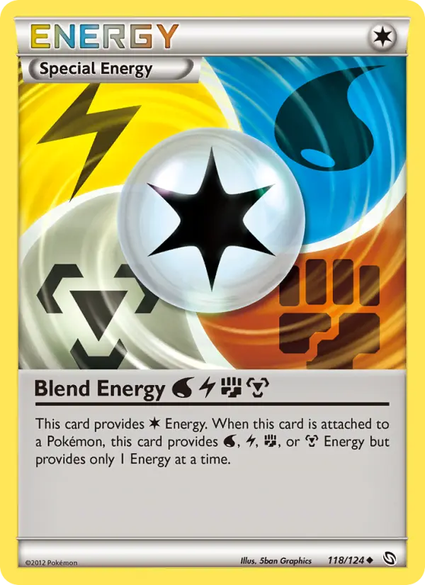 Blend Energy Water Lightning Fighting Metal, Pokémon card