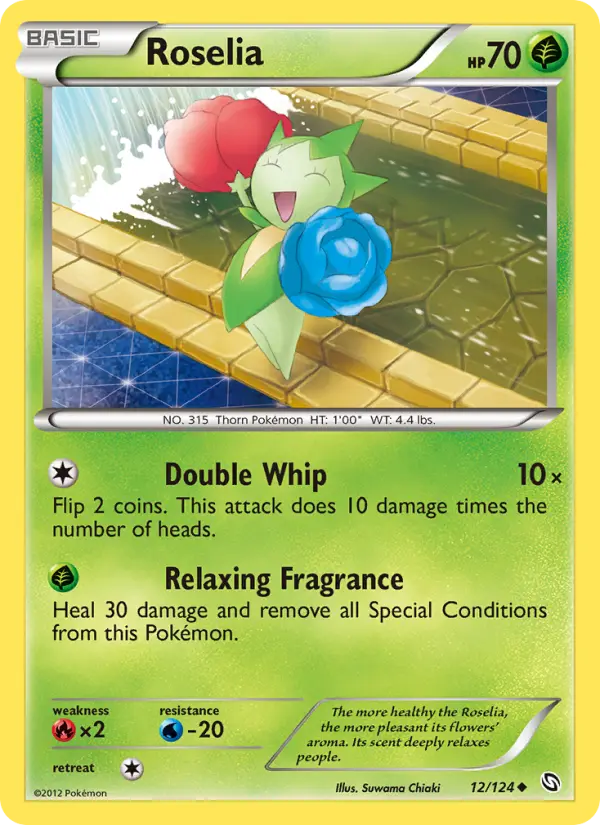 Roselia, Pokémon card