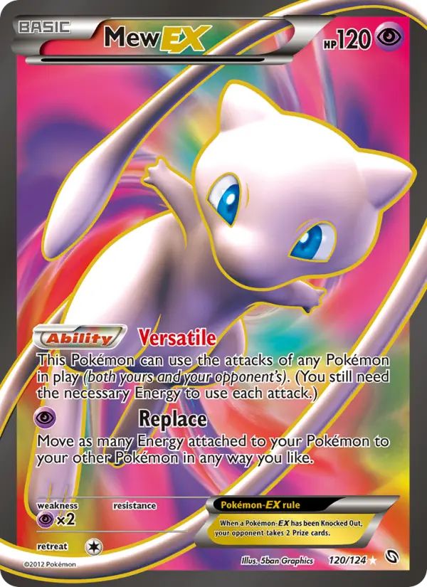 Mew-EX, Pokémon card