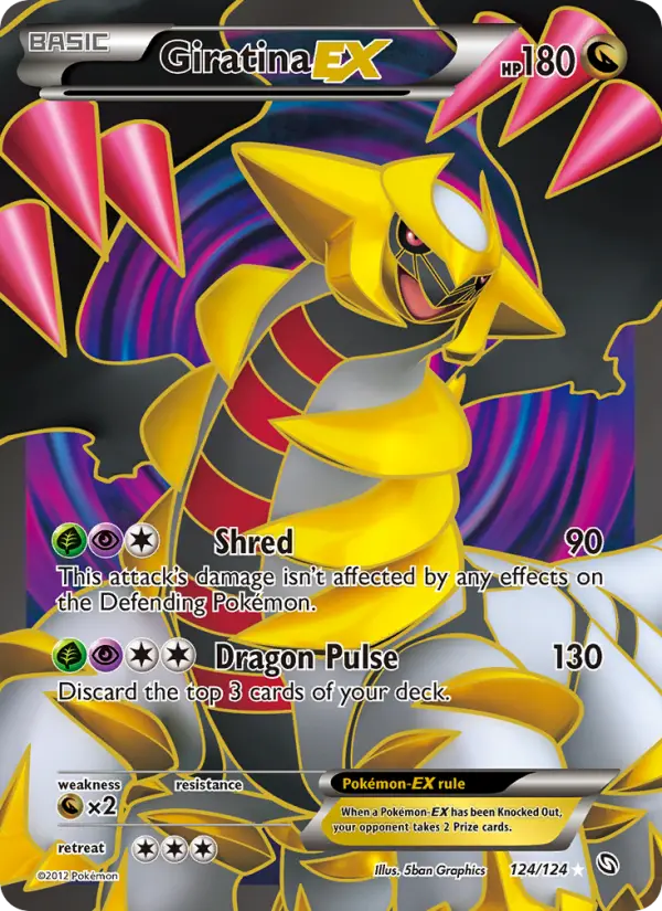Giratina-EX, Pokémon card