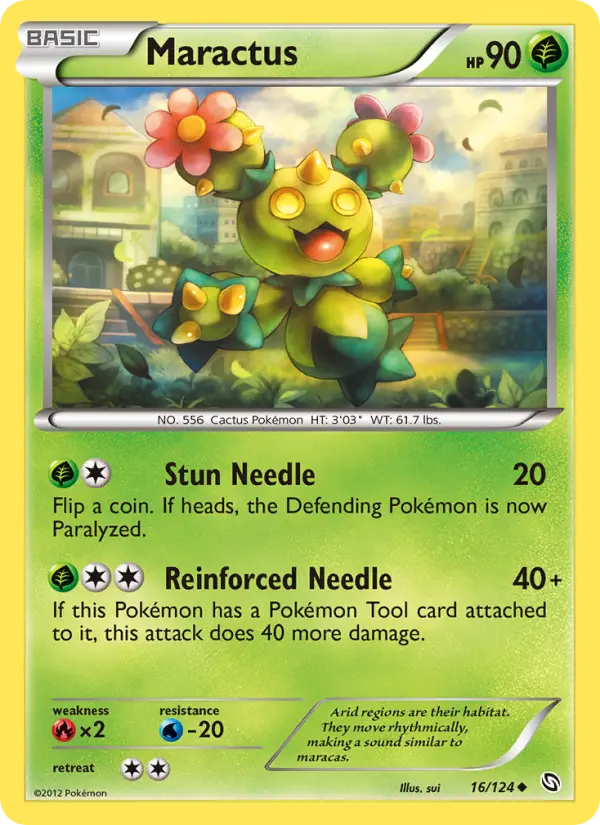 Maractus, Pokémon card