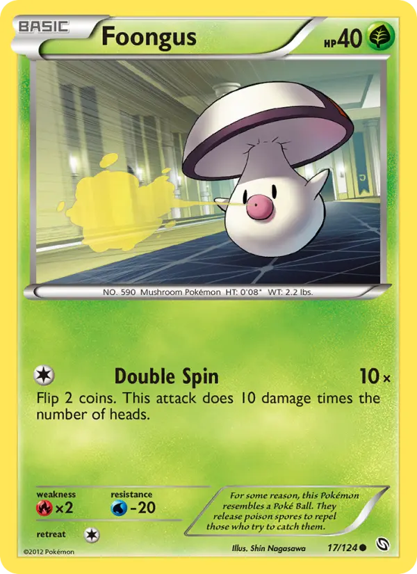 Foongus, Pokémon card