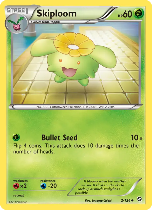 Skiploom, Pokémon card