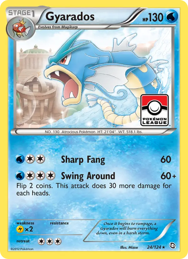 Gyarados, Pokémon card