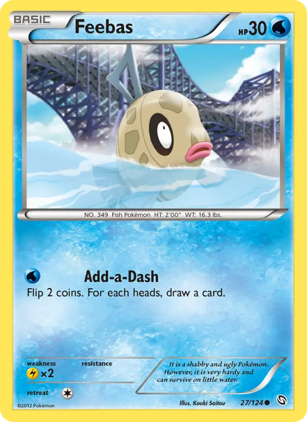 Feebas, Pokémon card