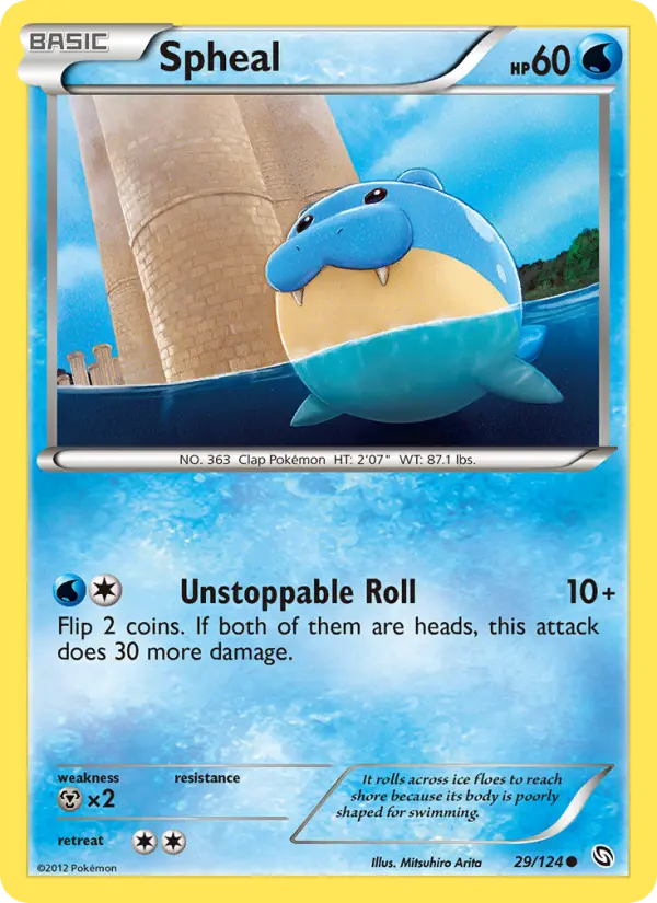 Spheal, Pokémon card