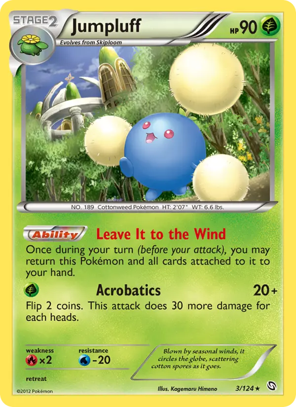 Jumpluff, Pokémon card