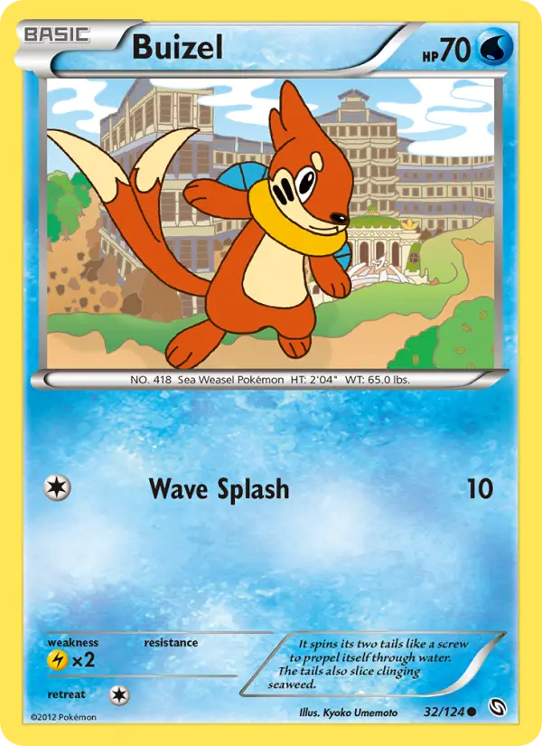 Buizel, Pokémon card