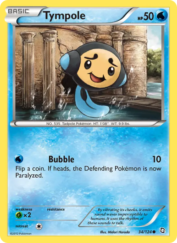 Tympole, Pokémon card