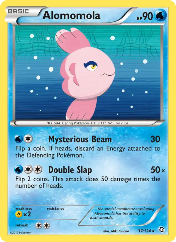 Alomomola, Pokémon card