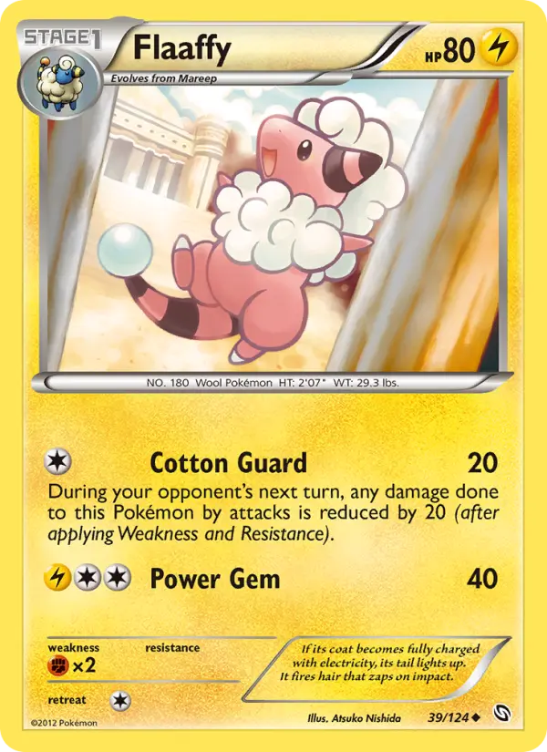 Flaaffy, Pokémon card