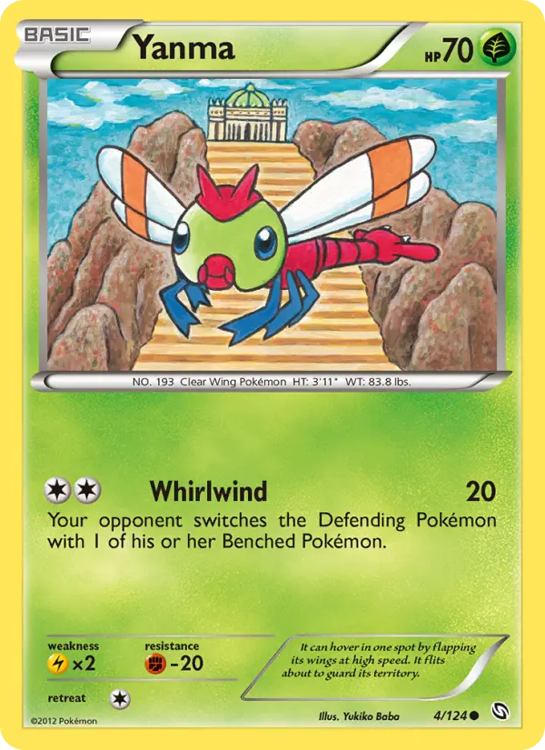 Yanma, Pokémon card
