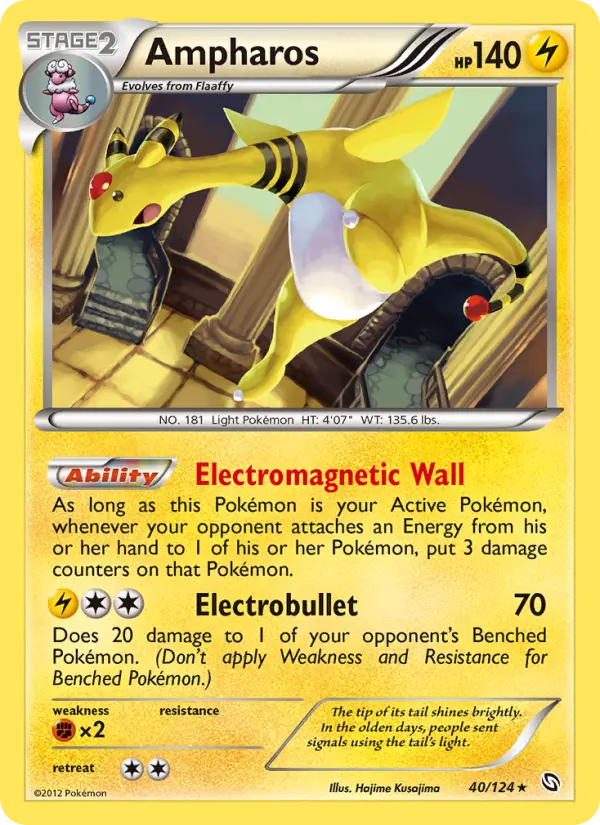 Ampharos, Pokémon card