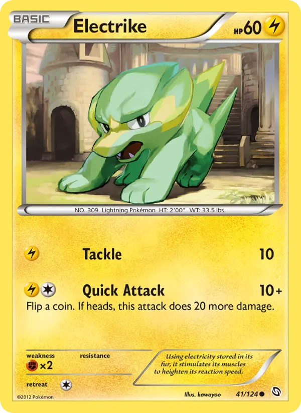 Electrike, Pokémon card