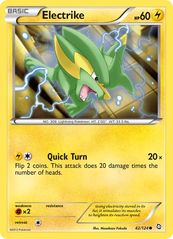 Electrike, Pokémon card