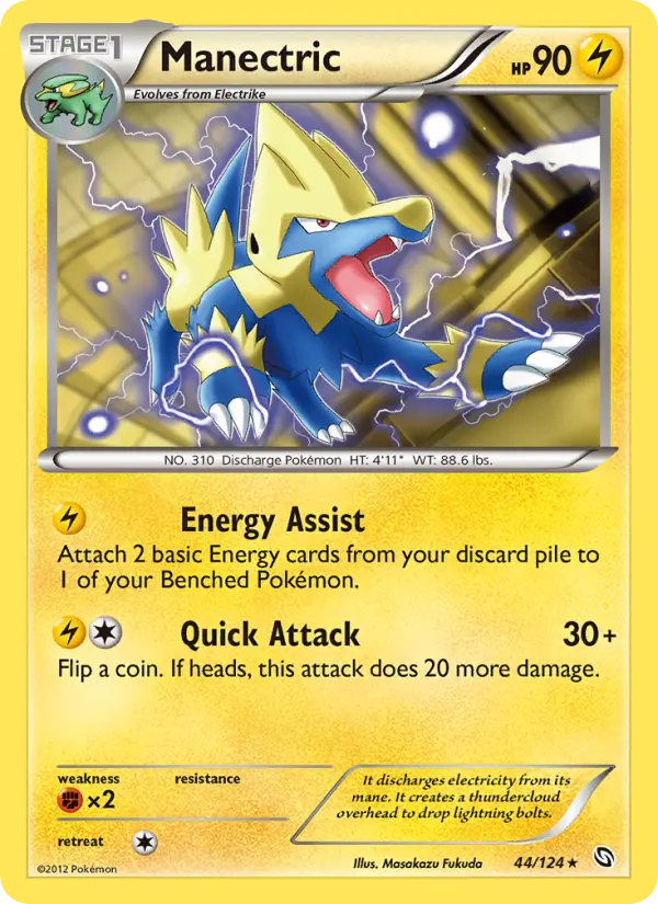 Manectric, Pokémon card