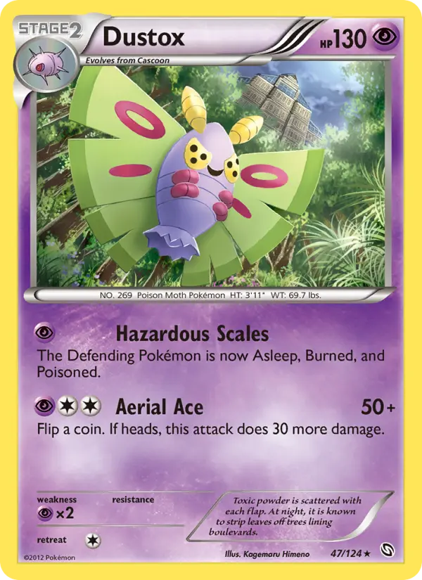 Dustox, Pokémon card
