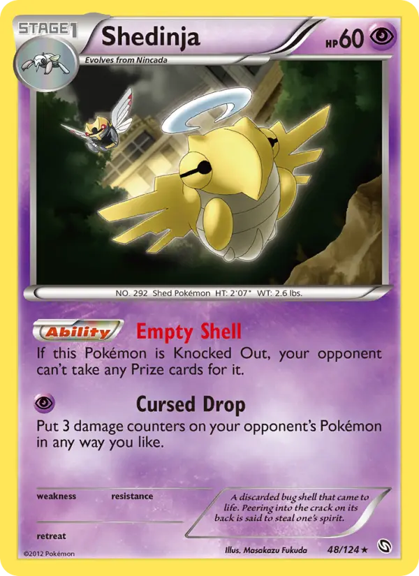 Shedinja, Pokémon card
