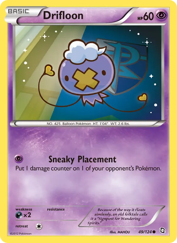 Drifloon, Pokémon card