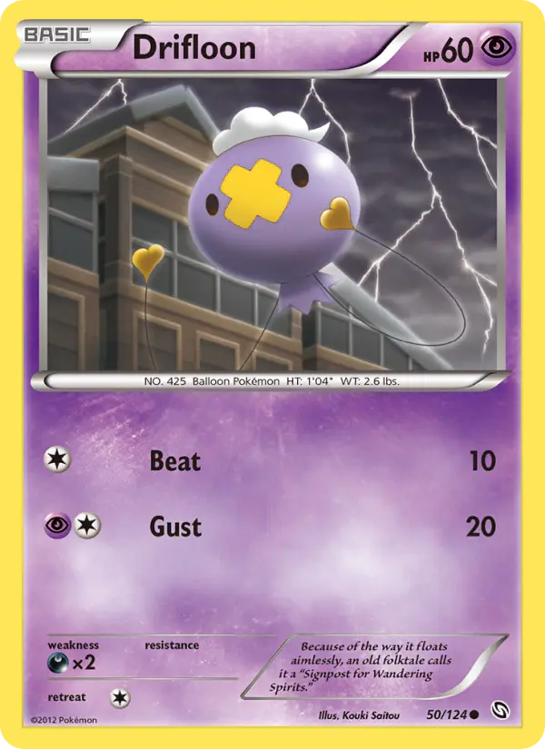 Drifloon, Pokémon card