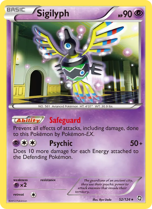 Sigilyph, Pokémon card