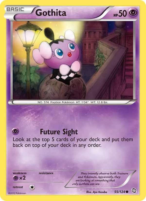 Gothita, Pokémon card