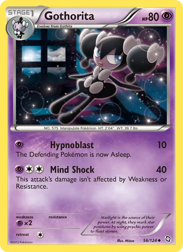 Gothorita, Pokémon card