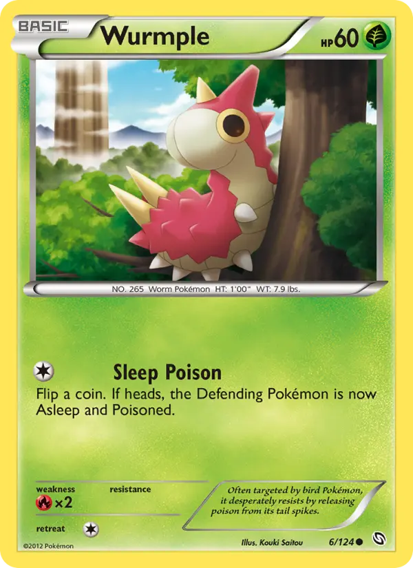 Wurmple, Pokémon card