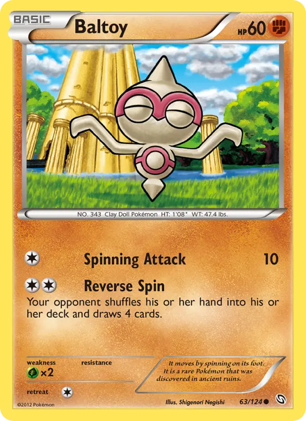 Baltoy, Pokémon card
