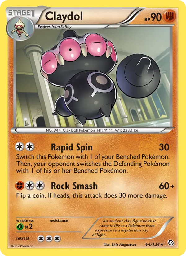 Claydol, Pokémon card