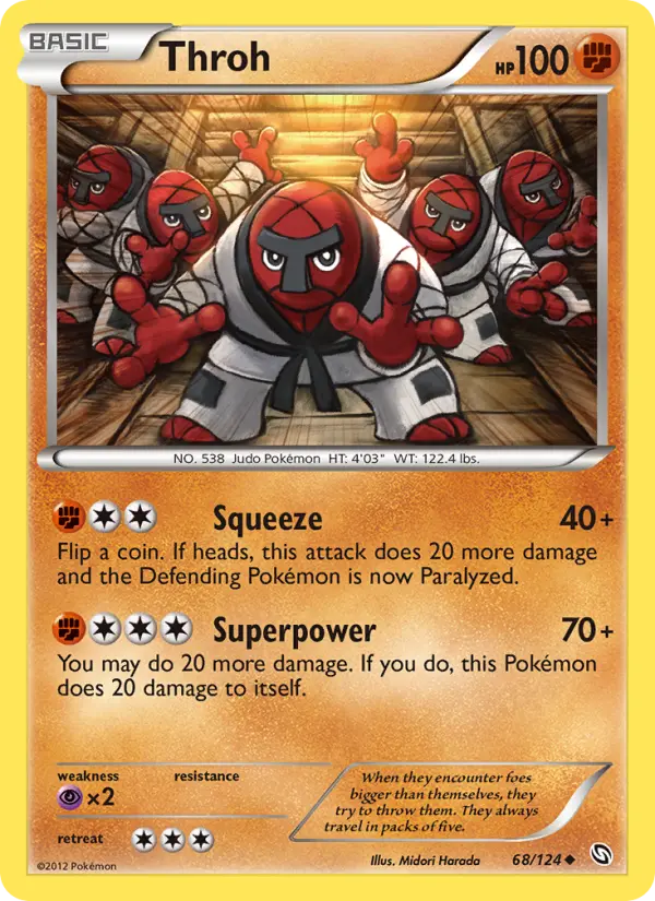 Throh, Pokémon card