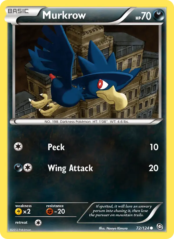 Murkrow, Pokémon card