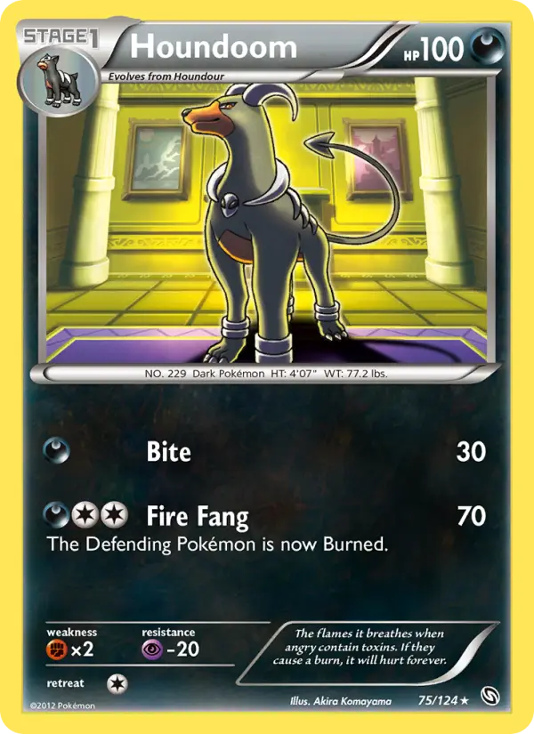 Houndoom, Pokémon card