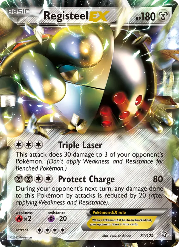Registeel-EX, Pokémon card