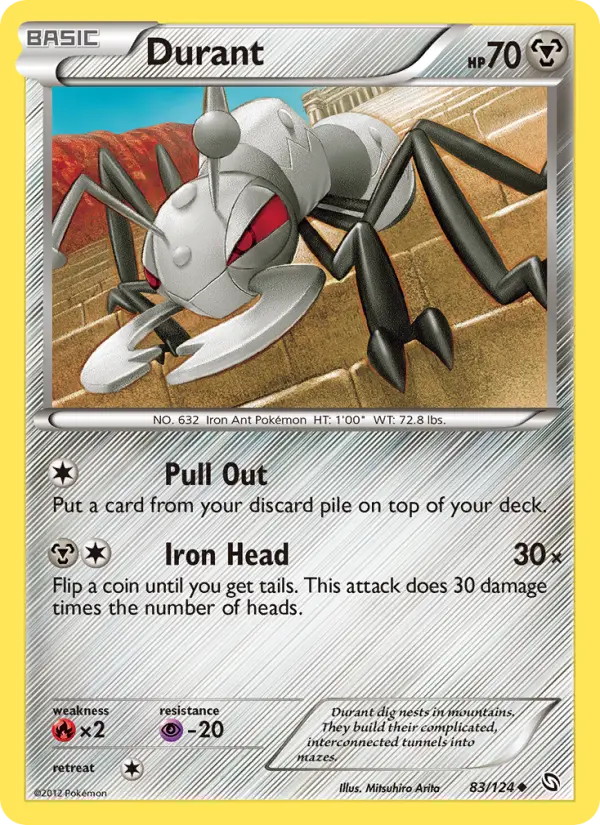 Durant, Pokémon card