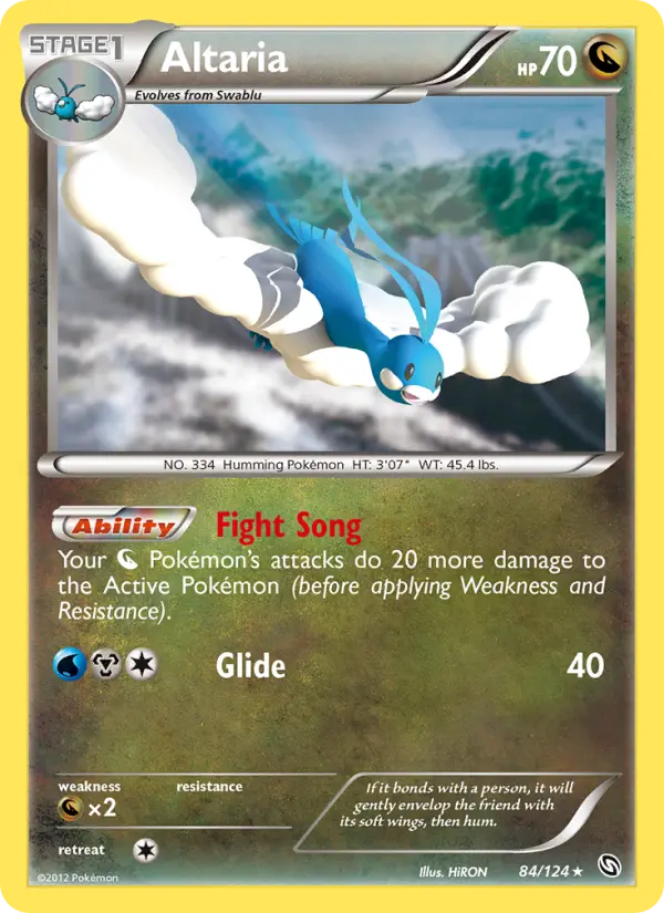 Altaria, Pokémon card