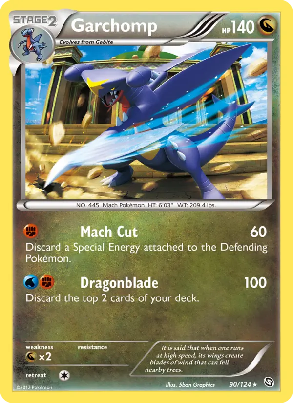 Garchomp, Pokémon card